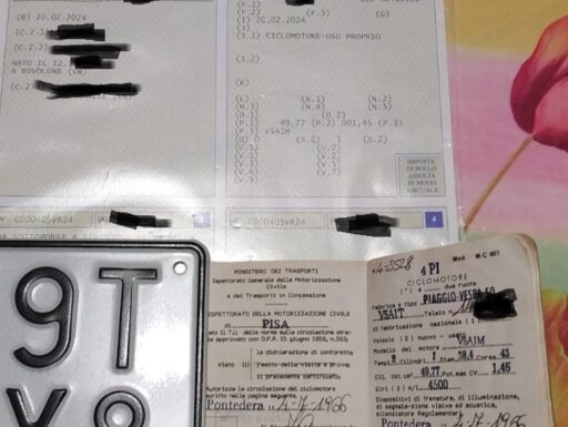 Vespa 90ss replica del 1966 con libretto