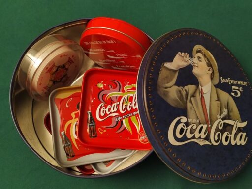 Coca cola-carte rotonde da poker e sottobicchieri coca cola