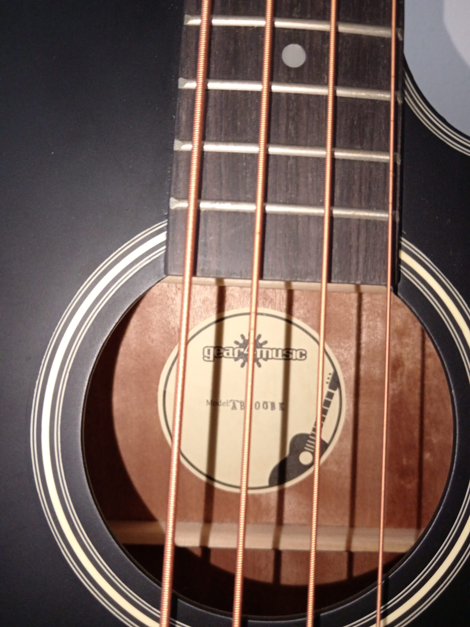 Basso acustico ab-100bk gear4music nero