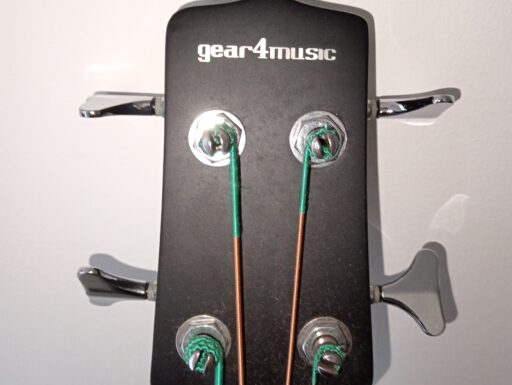 Basso acustico ab-100bk gear4music nero