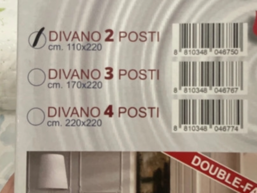 Salvadivano copri divano 2posti