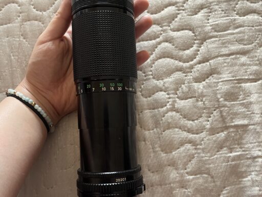 Obiettivo canon 100/200mm +flash londa