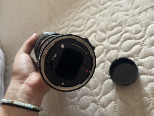 Obiettivo canon 100/200mm +flash londa