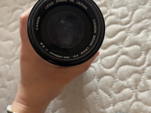Obiettivo canon 100/200mm +flash londa