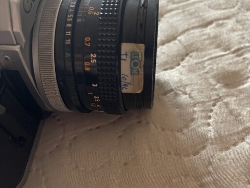 Canon ae1 con obiettivo 50mm