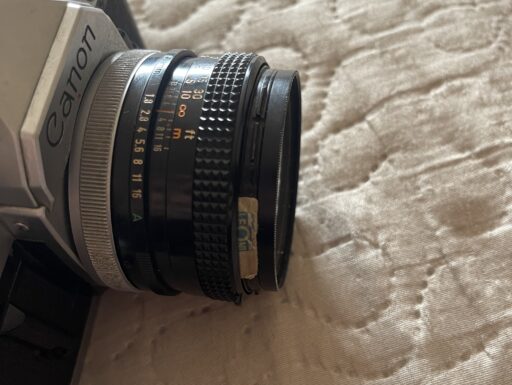 Canon ae1 con obiettivo 50mm