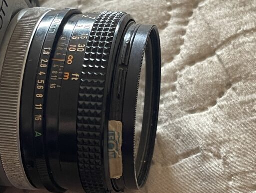 Canon ae1 con obiettivo 50mm