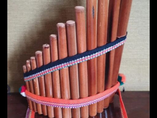 Flauto de pan peruviano cm 30x20