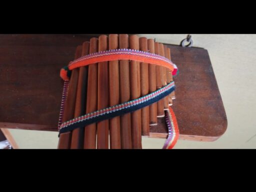 Flauto de pan peruviano cm 30x20