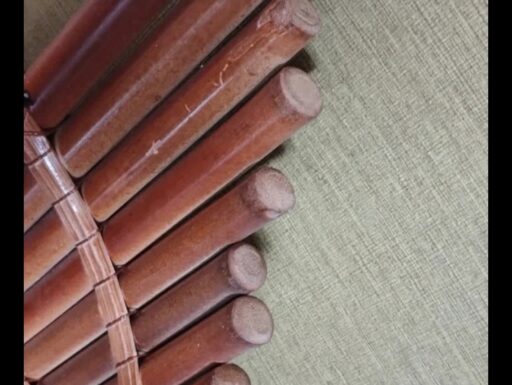 Flauto de pan peruviano cm 30x20