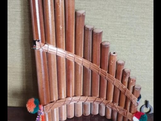 Flauto de pan peruviano cm 30x20