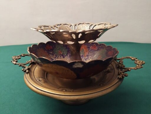 Alzate d'epoca metallo ottone