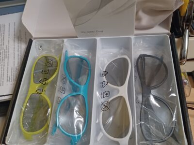 Occhiali x visione 3d