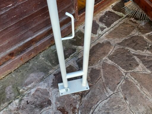 Parapetto ribaltabile marca thermomat mod 832