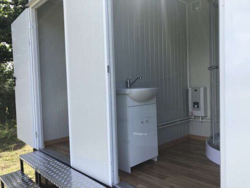 Contenitore sanitario - wc + doccia + serbatoio