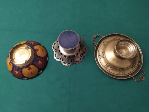 Alzate d'epoca metallo ottone