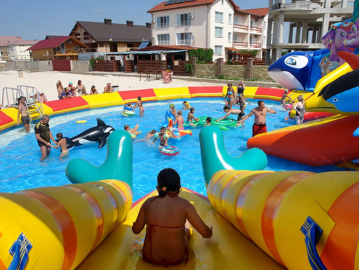 Attrezzatura parchi giochi gonfiabili acquatici