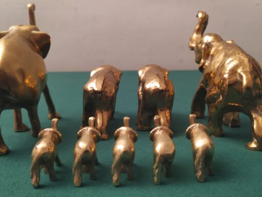 Elefanti ottone anni 50/60