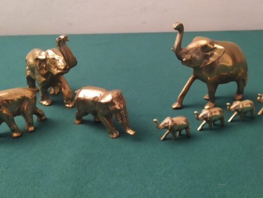 Elefanti ottone anni 50/60