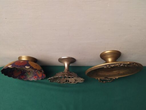 Alzate d'epoca metallo ottone