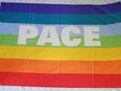 Bandiera della bulgaria anni 60,vintage,cm 142x131