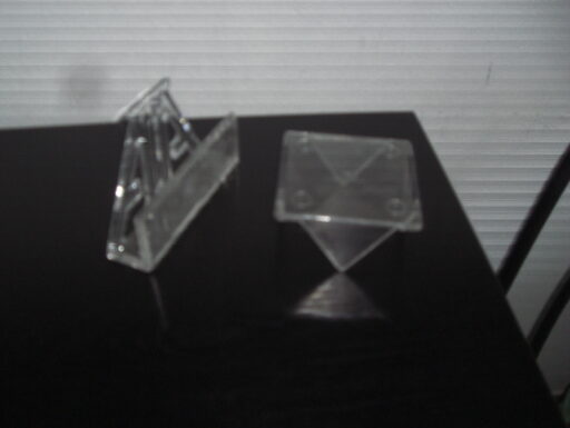 Plexigas per cancelleria da scrivania: due contenitori.