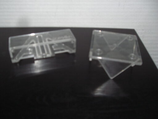 Plexigas per cancelleria da scrivania: due contenitori.