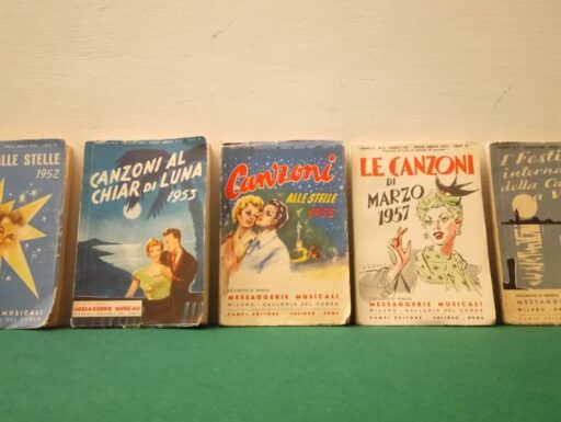Messaggerie musicali libretti d'epoca