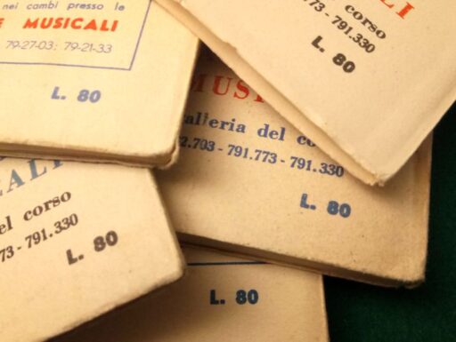 Messaggerie musicali libretti d'epoca