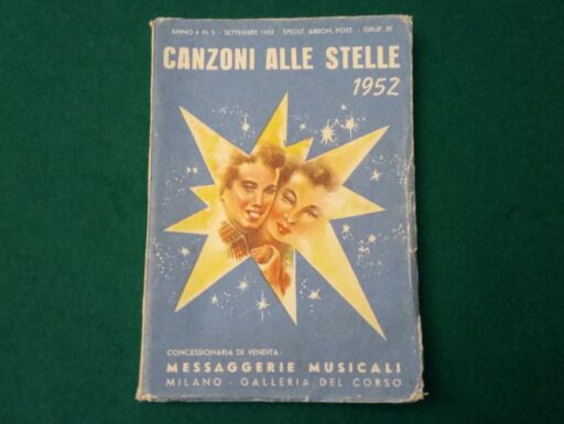 Messaggerie musicali libretti d'epoca