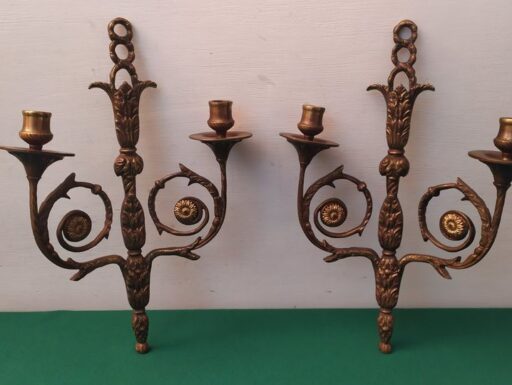 Applique d'epoca in ottone