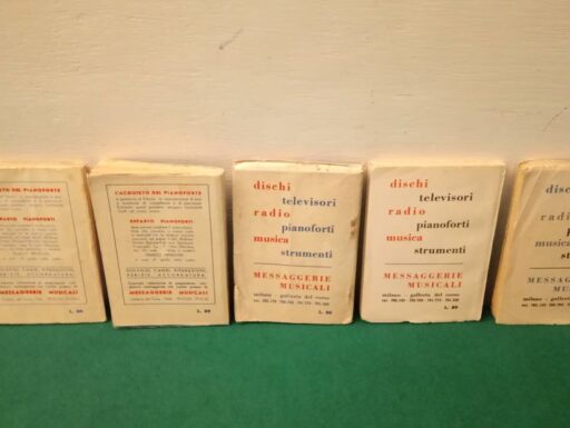 Messaggerie musicali libretti d'epoca