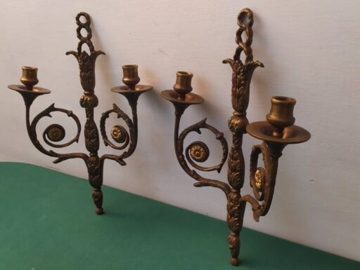 Applique d'epoca in ottone