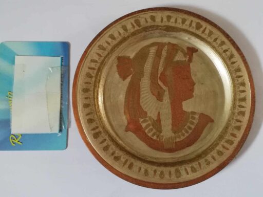 Quadretto vintage lavorazione a mano in paglia,anni 70