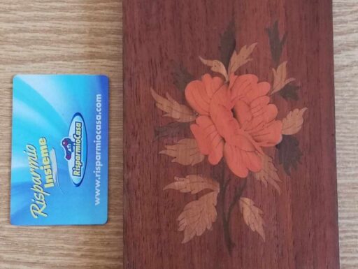 Quadretto vintage lavorazione a mano in paglia,anni 70