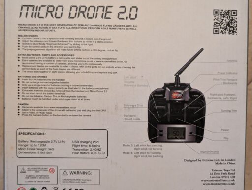 Drone da turismo micro drone 2.0 extreme fliers