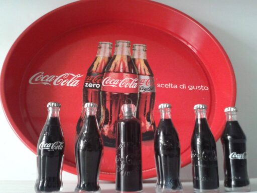Bottigliette mignon coca cola d'epoca