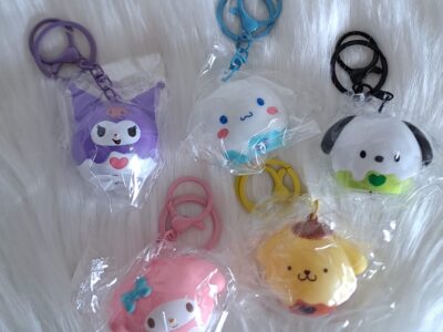 Portachiavi, accessori borse auto kuromi con luce e melodie