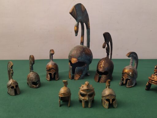 Elmi bronzo greco/romani in microfusione