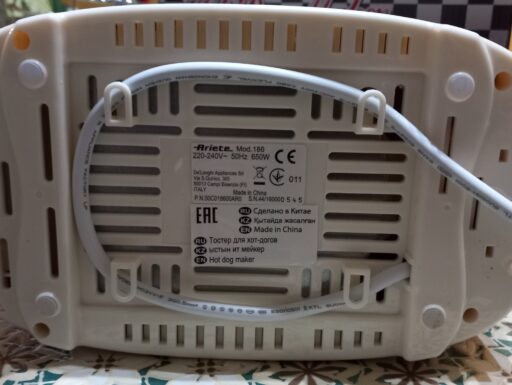 Macchina per hot dog - ariete party time - mod. 186