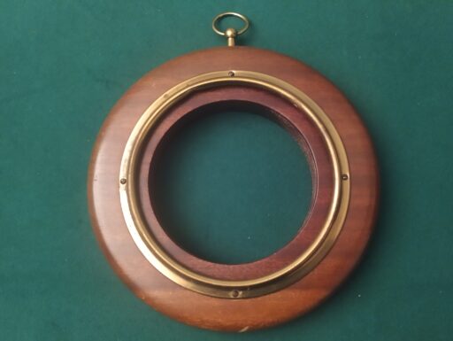 Specchi e cornice legno ottone cuoio