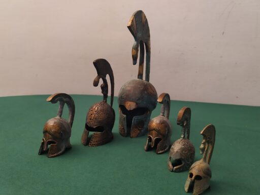 Elmi bronzo greco/romani in microfusione