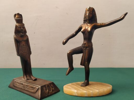 Oggetti antico egitto ottone e marmo