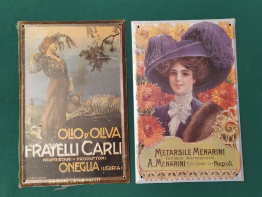 Targhe in ferro pubblicita' dell'altro secolo-secondo gruppo