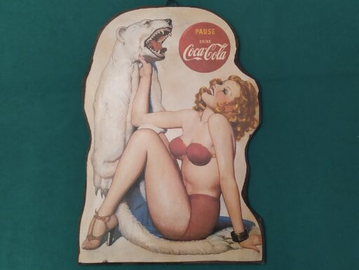 Targhe sagomate in legno coca cola