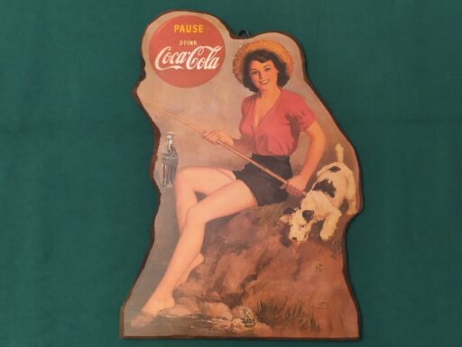 Targhe sagomate in legno coca cola