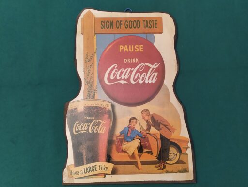 Targhe sagomate in legno coca cola
