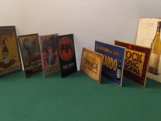 Targhe in ferro pubblicita' dell'altro secolo-secondo gruppo