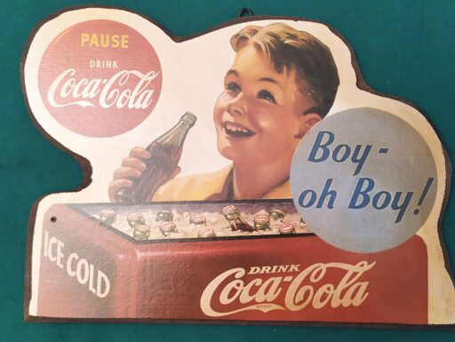 Targhe sagomate in legno coca cola