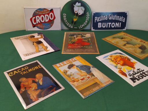 Targhe in ferro pubblicita' d'epoca-primo gruppo